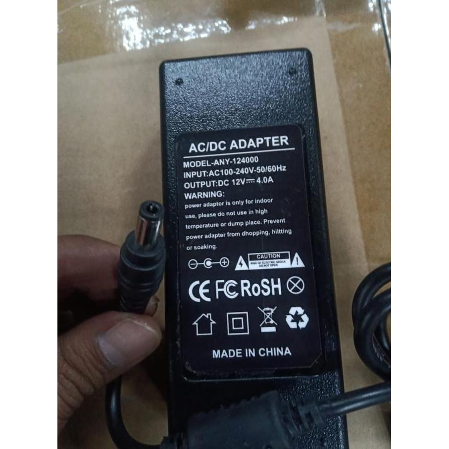 Adaptor 12V 4A AC/DC Adapter 12 V 4 A Kualitas Bagus HARGA KHUSUS