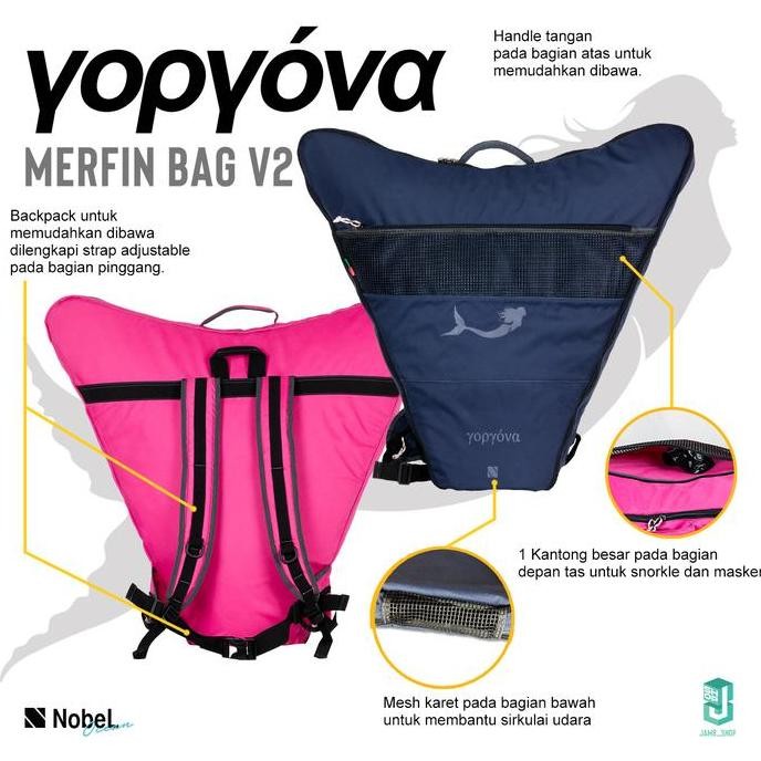Mermaid Fin Bag|Merfin Bag|Nobel Outdoor|Tas Putri Duyung|Mahina Bag