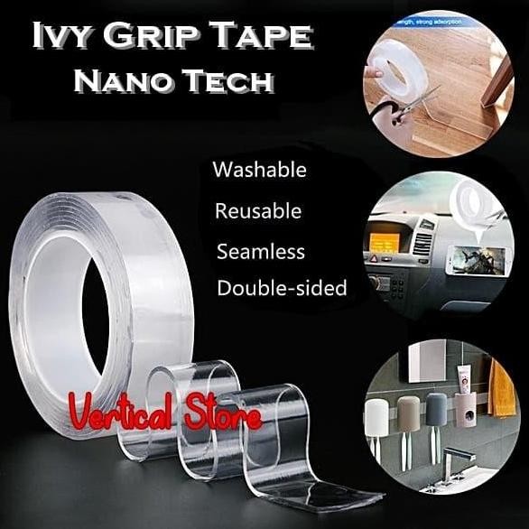

Ivy Grip Tape Double Tape Bening Nano Magic Tape Transparan