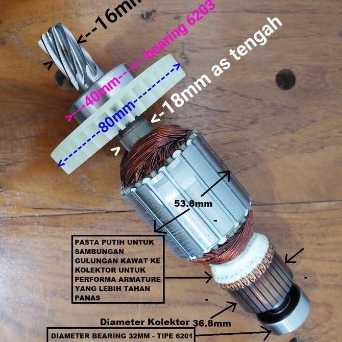 Dca Armature Hm1306 Hm 1306