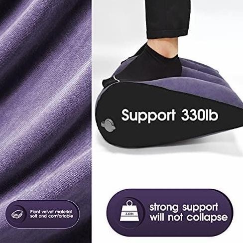 Bantal Segitiga Triangle Inflatable Erotic Pillow Support Waterproof