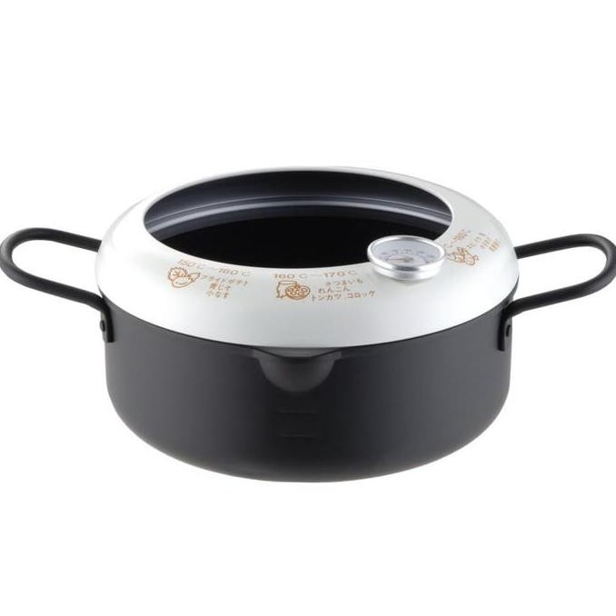 

Yoshikawa Tempura Pot with Thermometer 20cm made in Japan Yoshikawa SH9257