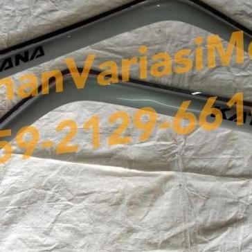 Talang Air Side Visor Door Visor Suzuki Katana Silver Hemat