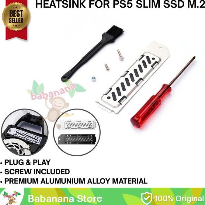 Heatsink M.2 PS5 SLIM SSD Cooling Cooler Heat Sink Playstation 5 PS 5 ASLI