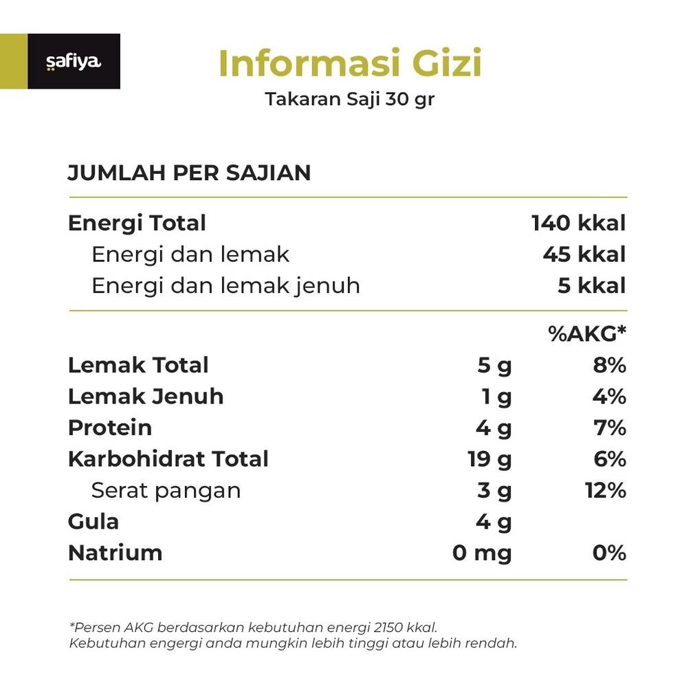 

Ct_C1077 Muesli Safiya 1 Kg Oatmeal Dried Fruit Almond | Sereal Diet Sarapan Sehat Premium Fgk-45