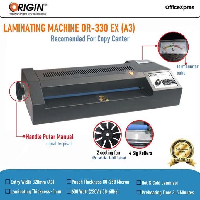 Mesin Laminating Origin / Mesin Laminasi / Mesin Laminator A4 A3
