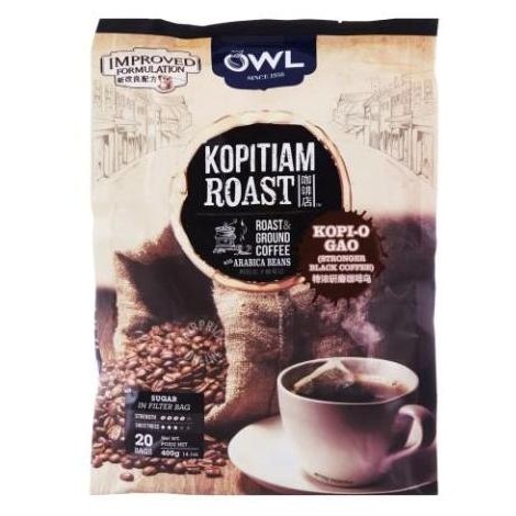 

Owl Kopitiam Roast & Ground Coffee Bags - Kopi-O Gao