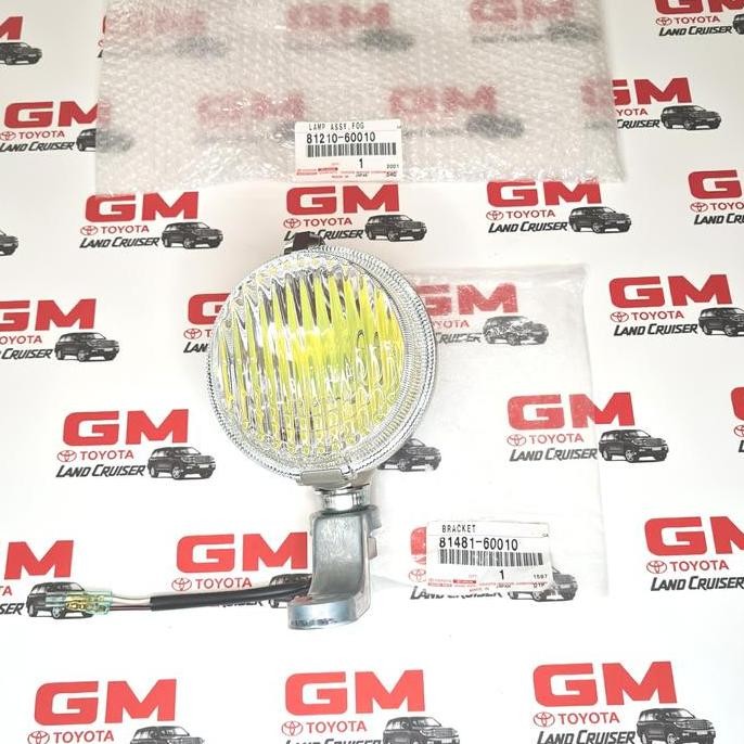 fog lamp set toyota hardtop fj40 bj40 lampu kabut dan dudukan orisinil