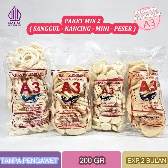 

Kuke Paket Mix 2 - Kemplang Mini Kancing Peser Sanggul 800Gr Nl-8