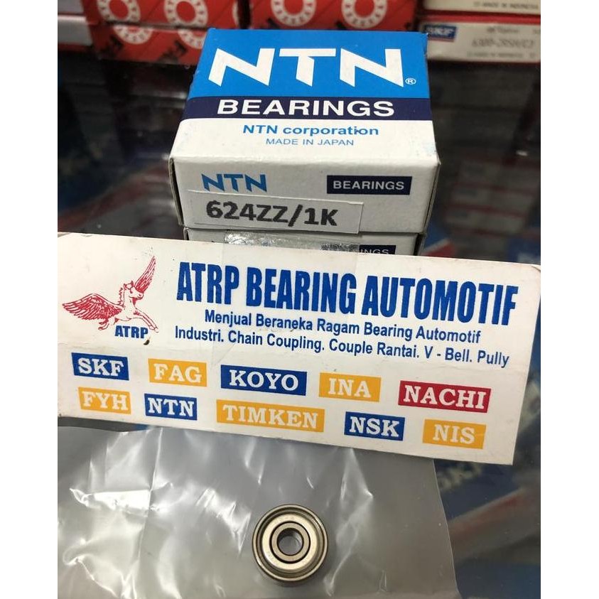 BALL BEARING 624 ZZ NTN JAPAN 4X13X5