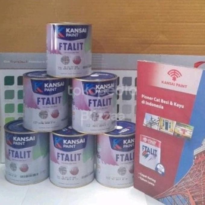 Ftalit Bright Orange 600 Ftalit Red Orange 601 Ftalit Kansai Red 208 Cat Kayu Besi Orange Ftalit Kan