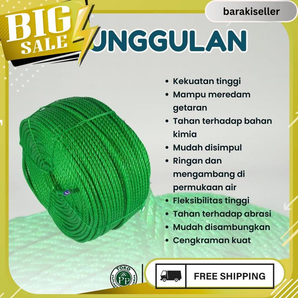 

Tali Tampar Ukuran 2Mm Panjang 220 Meter Meledak