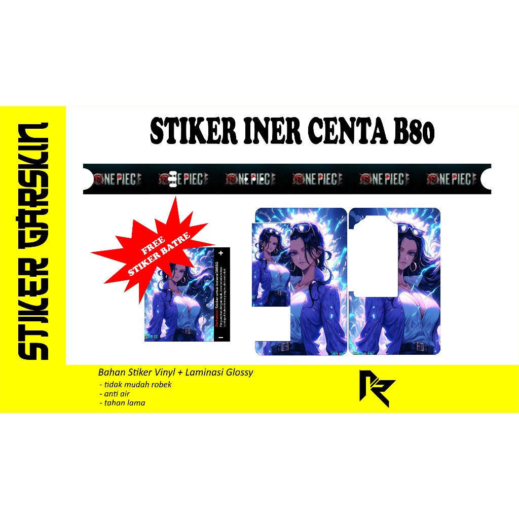 

*2Piece* Stiker Centa B80 S Garskin Stiker Casing Custom Bebas Dan Bayar Ditempat