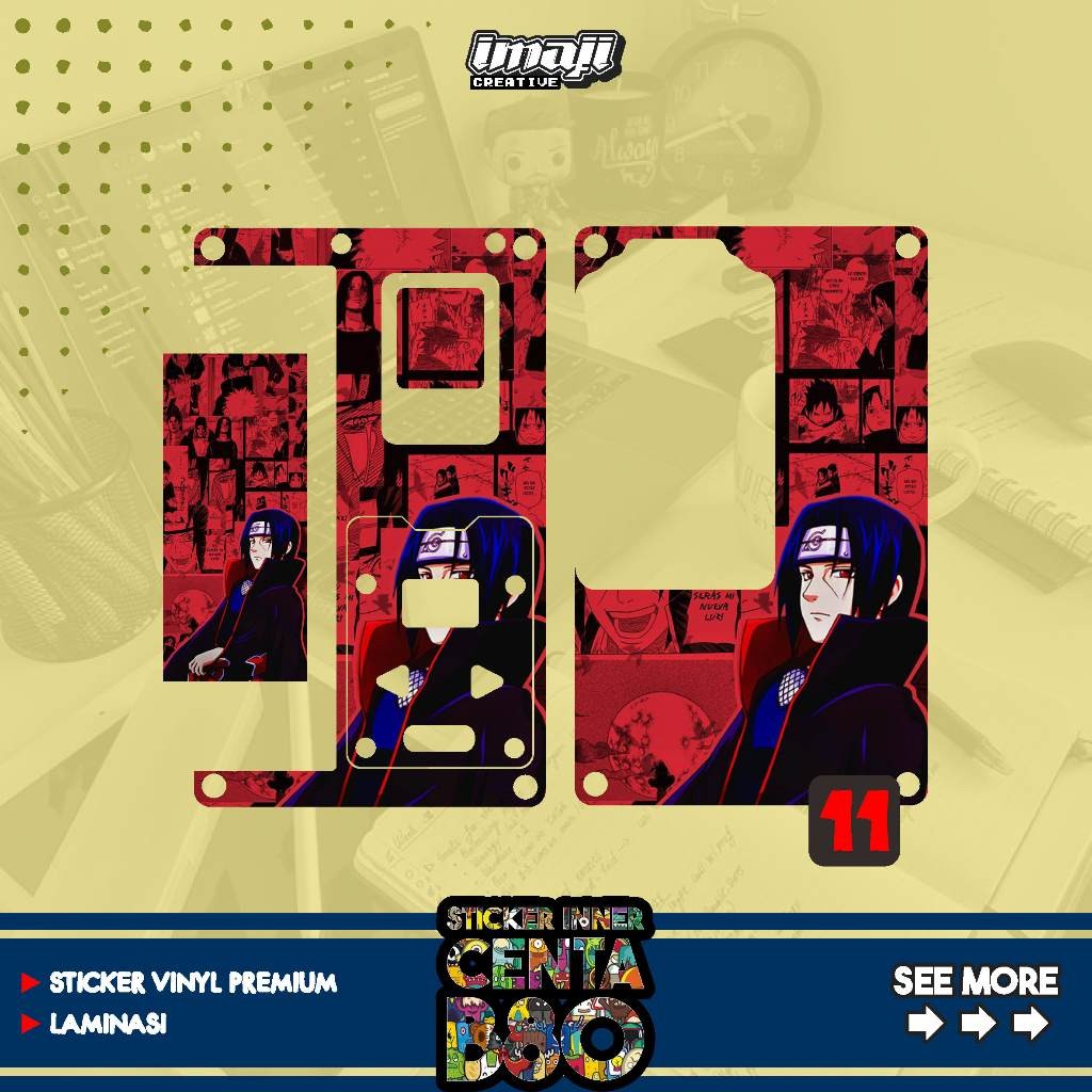 

*2Piece* Stiker B80 Imaji Creative 11 Garskin Stiker Casing Custom Bebas Dan Bayar Ditempat