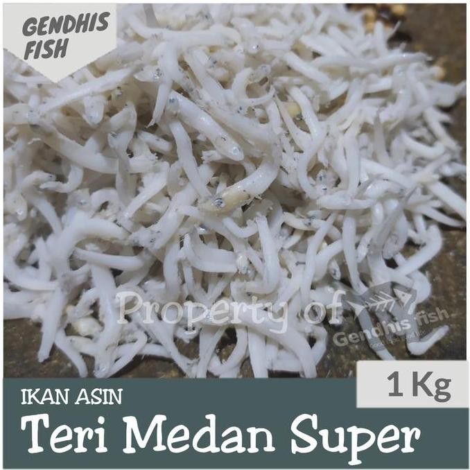 

GENDHIS FISH Ikan asin teri medan super kemasan 1 kg