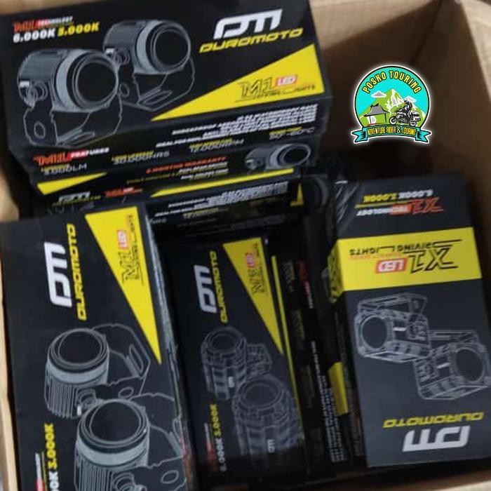 Lampu Duromoto M1 + Saklar Duromoto | Lampu Sorot Foglamp Motor Mobil Original Dan Terpercaya