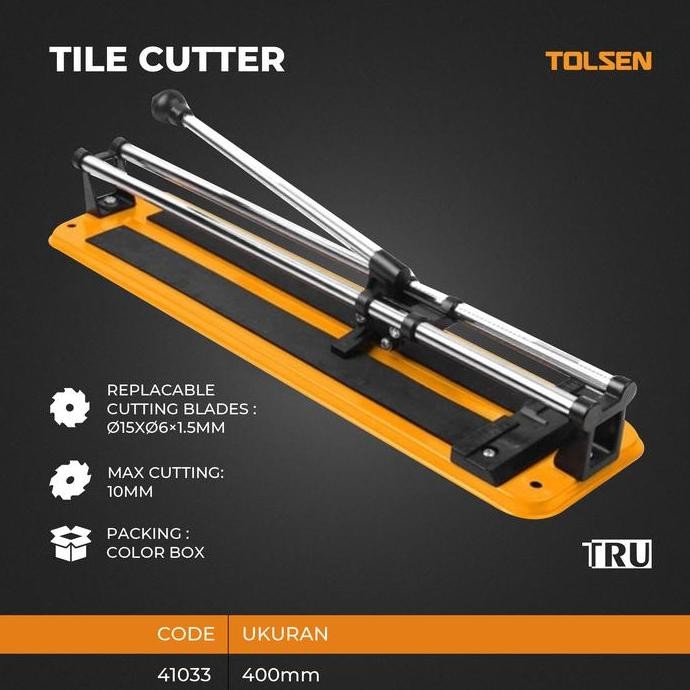 TILE CUTTER Alat Potong Granit Keramik Manual 400mm 40cm TOLSEN