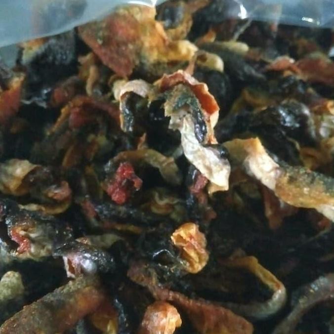 

Krupuk Ikan Salmon Mentah Tinggal Goreng Kerupuk Asin Cemilan