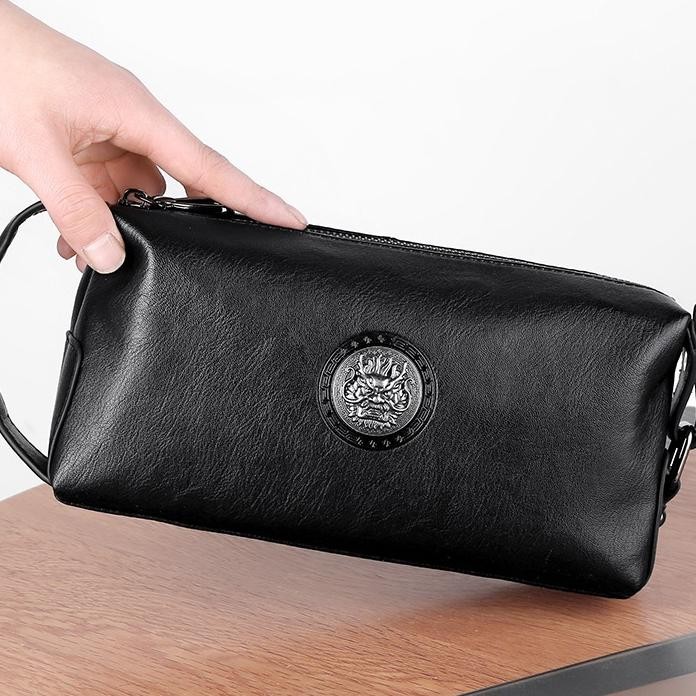 Tas Tangan Clutch Dompet Pria Elegan Dompet Tangan Mewah Cowok Ruang Uang Besar Dompet Clutch Kekini