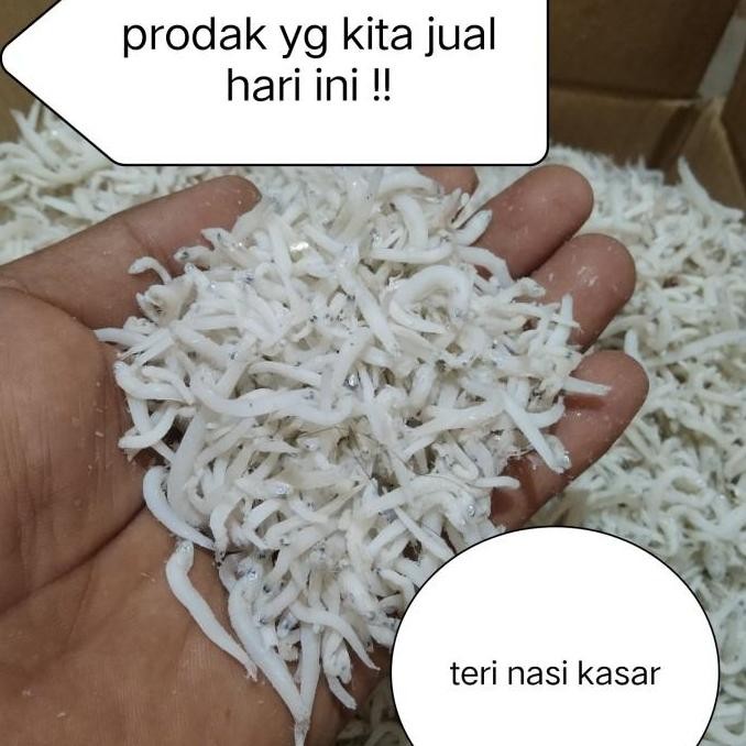 

Promo teri medan 1kg/ikan asin teri nasi