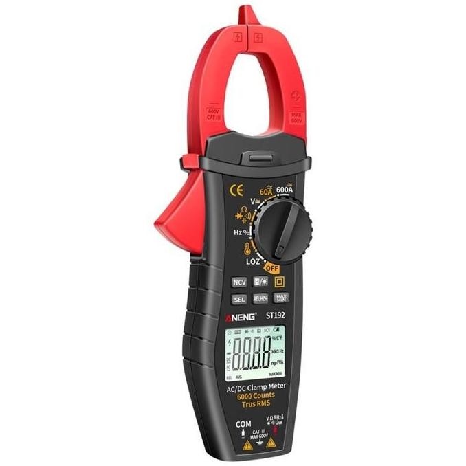 Tang Ampere Ac Dc Aneng St192 True Rms Clamp Meter Digital Ncv St-192