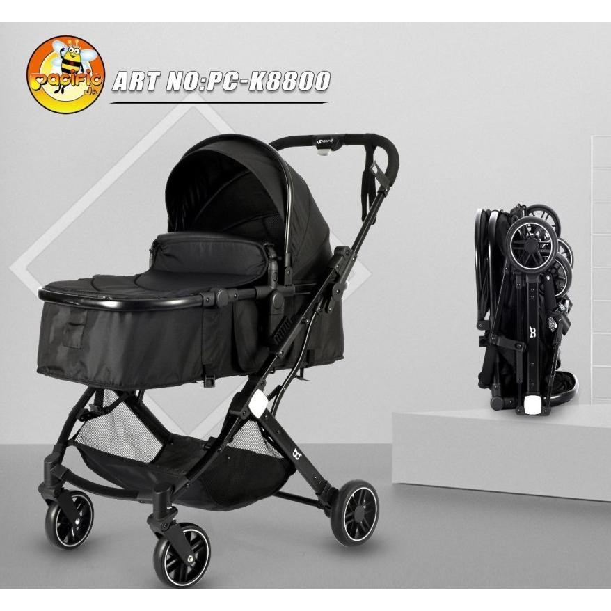 PACIFIC BABY STROLLER K8800 HADAP DEPAN BELAKANG/ STROLLER MURAH F2F / STROLLER BABY / KURSI DORONG 