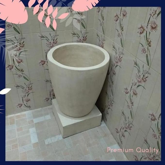 bak mandi minimalis, bak mandi modern tipe gelas bali