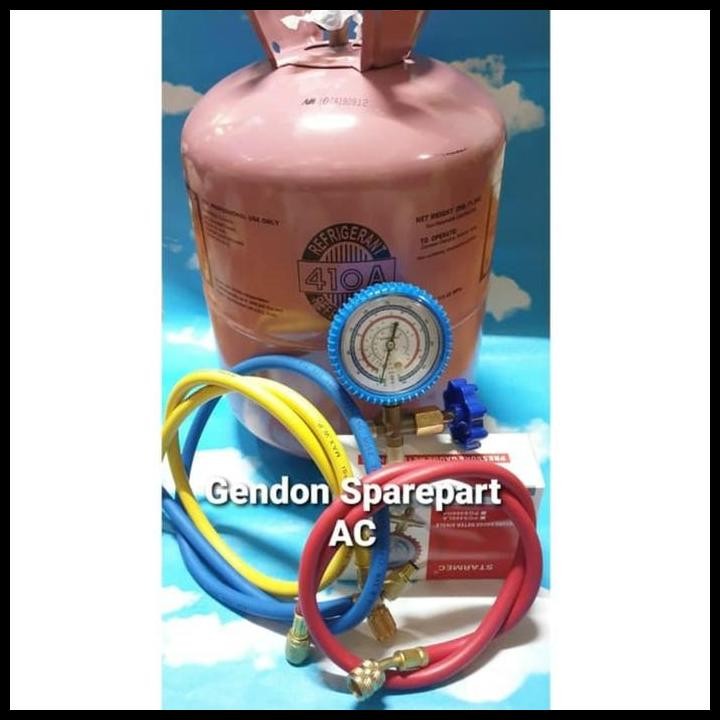 paket r410 isi freon Ac sendiri freon r410a isi 1kg komplit praktis