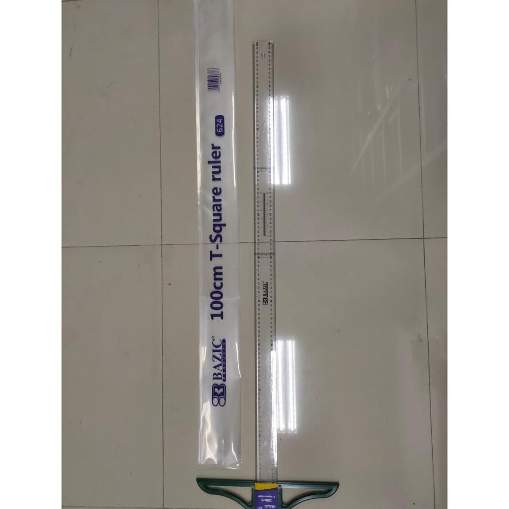 

penggaris t square bazic 100 cm / 60 cm satuan ( ada 2 ukuran) ( tidak ada garansi patah ya) DiM