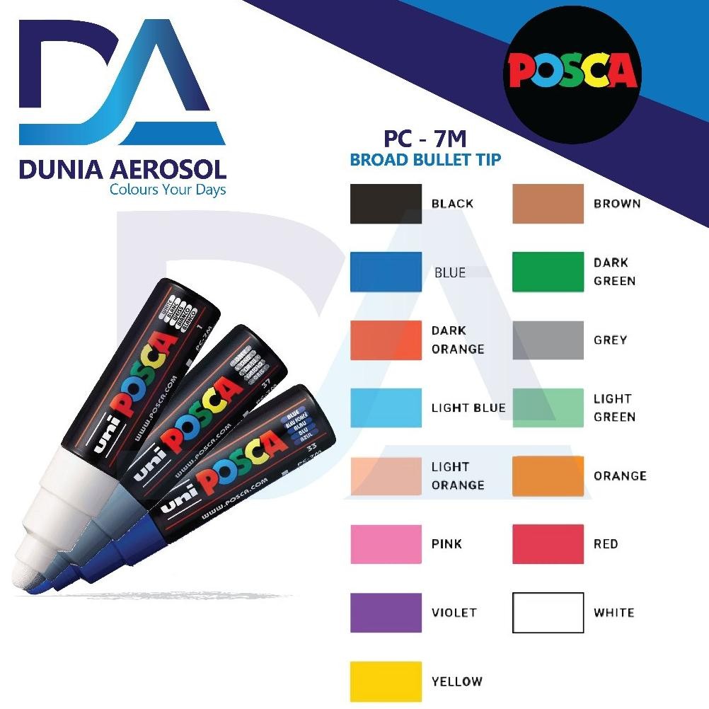 

POSCA Paint Marker PC-7M Large Bullet Polyester Tip DiM