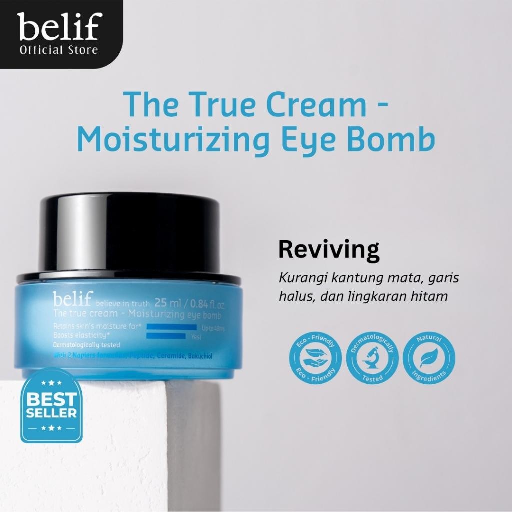 Belif The True Cream - Moisturizing Eye Bomb 25Gr Terlaris Best Quality 100% Original