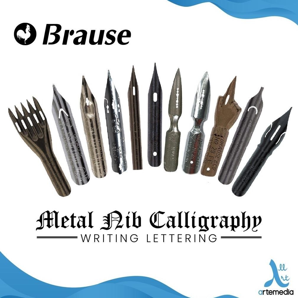 

Brause Metal Nib Calligraphy Writing Lettering Mata Pena Kaligrafi DiM