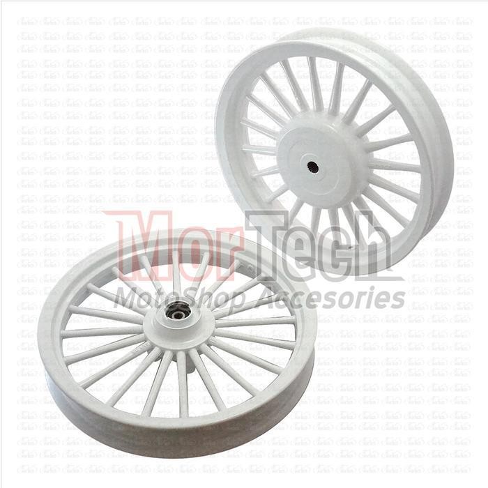 Velg - Pelek Racing Lebar Rossi Turbin Mio Soul 110 Palang 20 Putih Original Dan Terpercaya