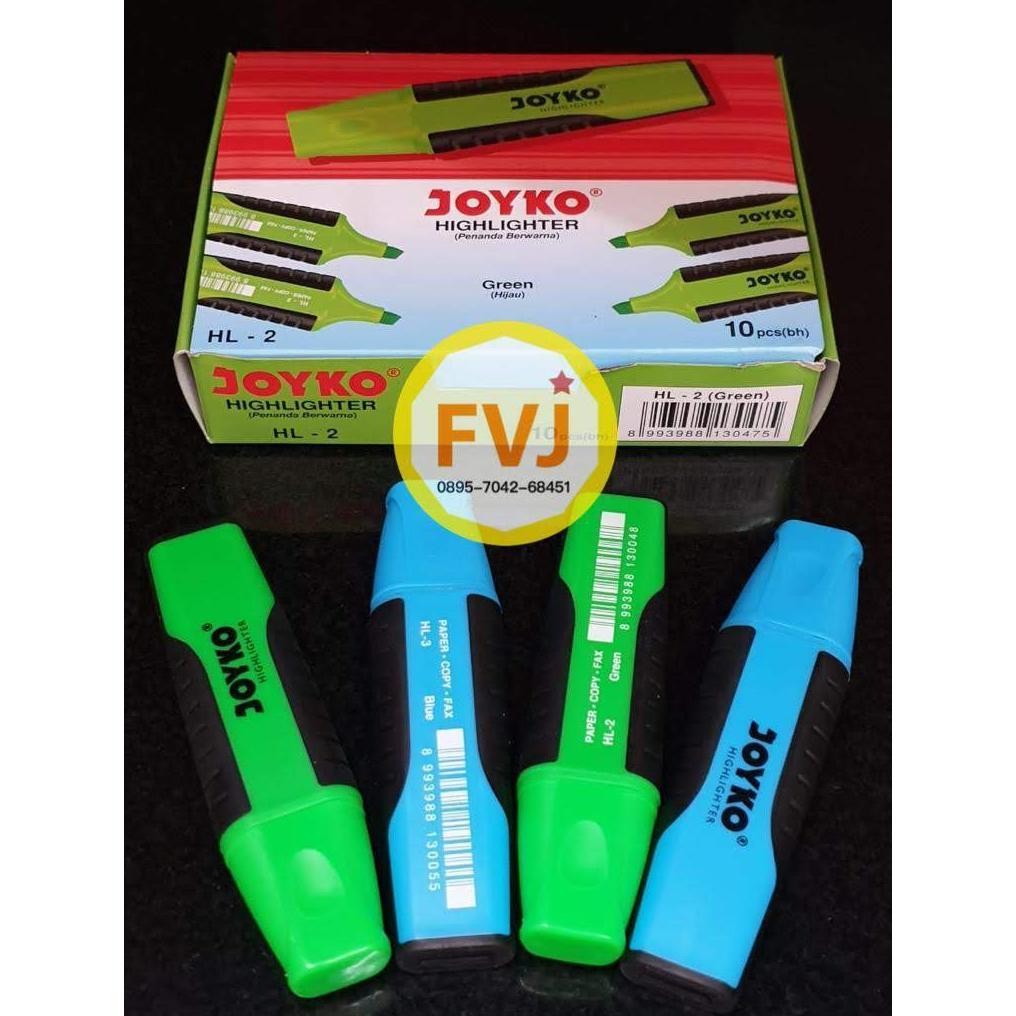 

10 pcs Highlighter Joyko Harga Grosir DiM