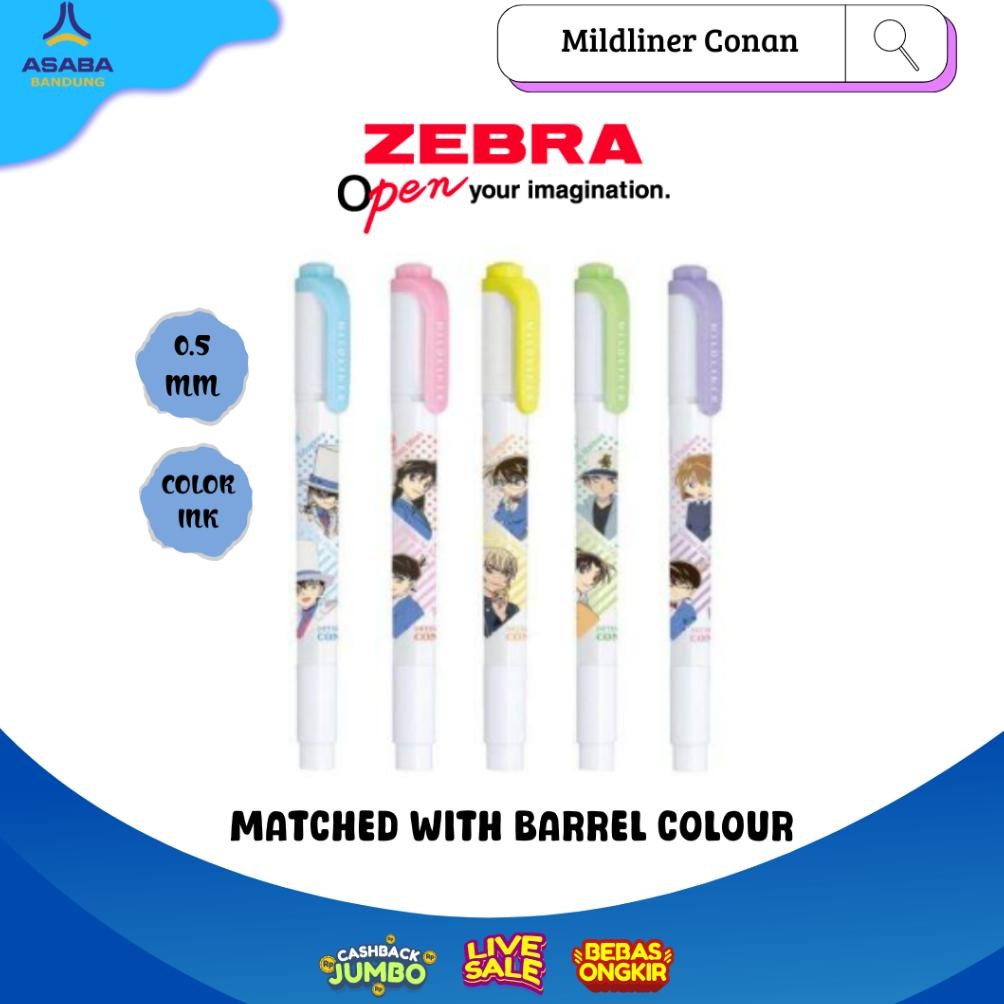 

Asaba Bandung - Zebra Mildliner Conan DiM