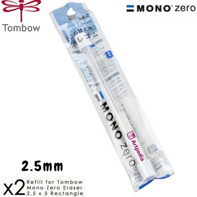 

Tombow Mono Zero Eraser 2,5 x 5 Rectangle (Refill DiM