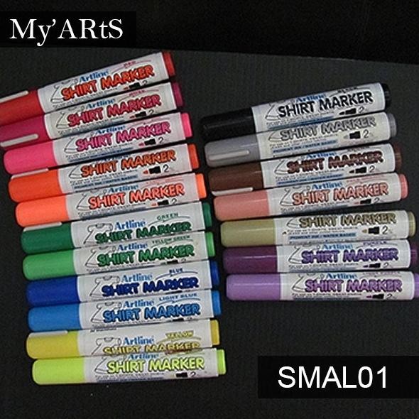 

Artline Shirt Marker SATUAN Spidol Kain Permanent Tidak Luntur Alat Lukis Myarts DiM