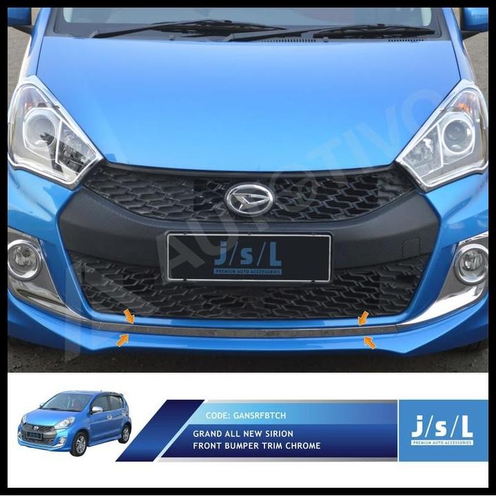 TERBARU GRAND ALL NEW SIRION LIST BUMPER DEPAN / FRONT BUMPER TRIM CHROME 