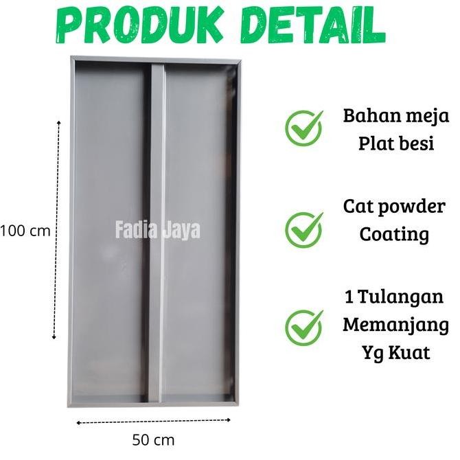 Terlaris Fadiajaya Meja Rak Sepatu Susun Besi Siku Lubang Display Kompor Gas 2 Tungku Dispenser Tv M