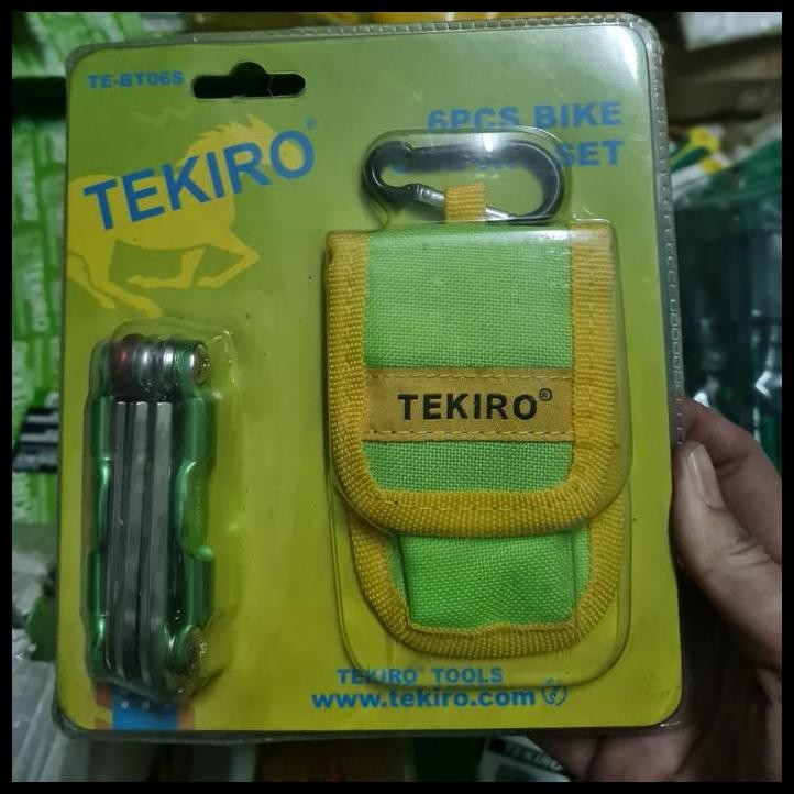 HOT DEAL TEKIRO KUNCI L SEPEDA LIPAT 6PCS TEKIRO 6 PCS BIKE TEKIRO 