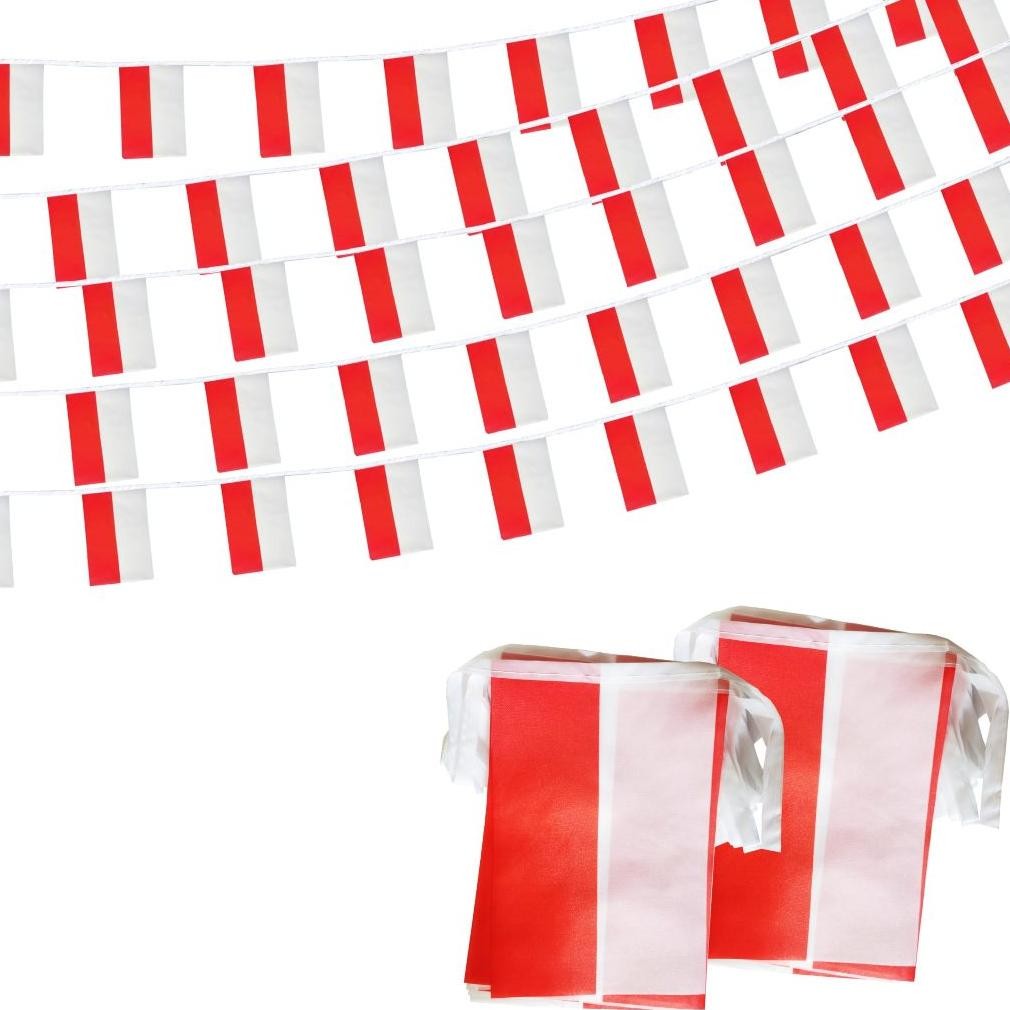 Murah 5M Bendera Kain Merah Putih Kecil Bendera Indonesia 17 Agustusan