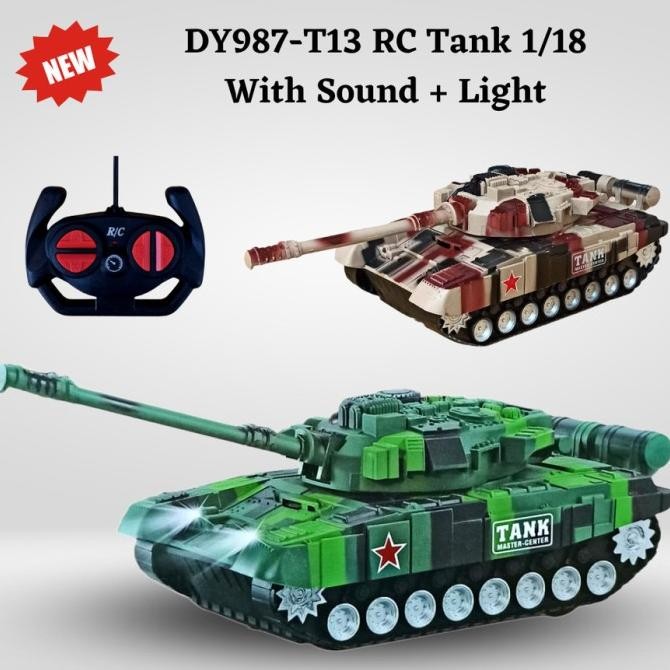 mainan anak mobil remot rc car tank war remote control tank perang edukatif radio control