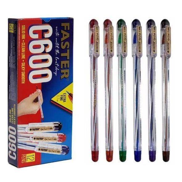 

Termurah !! Pulpen Faster C600 per Box murah