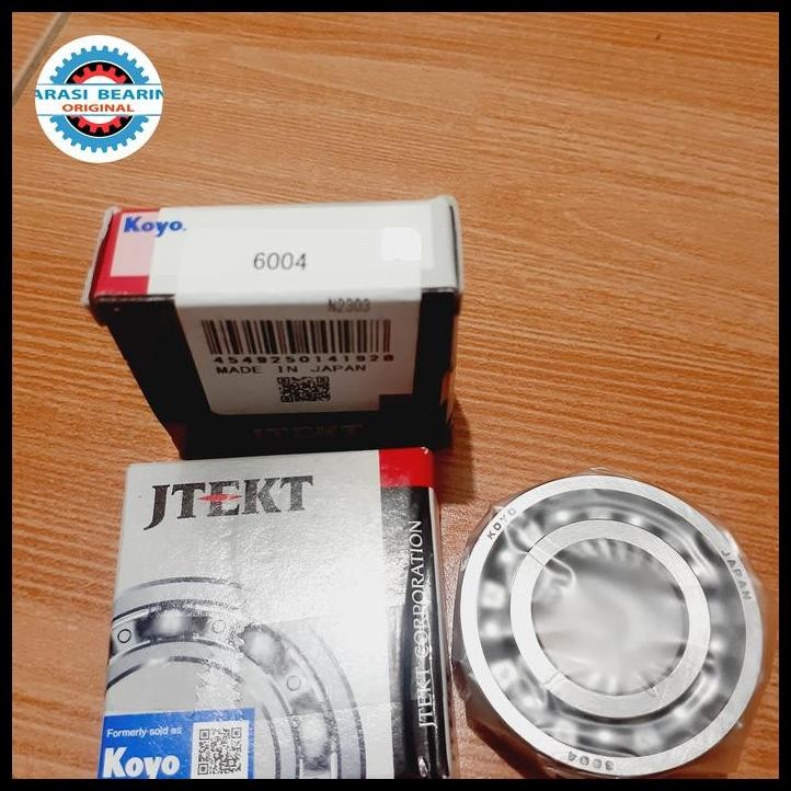 TERBARU BEARING LAHER 6004 OPEN ORI KOYO !!