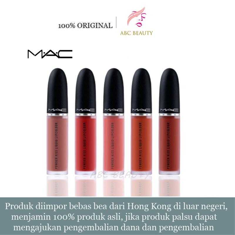 Mac Lipstik /Lipstik Mac Full Size 5Ml / Mac Powder Kiss Matte Liquid Lipstick Terbaru Best Quality 
