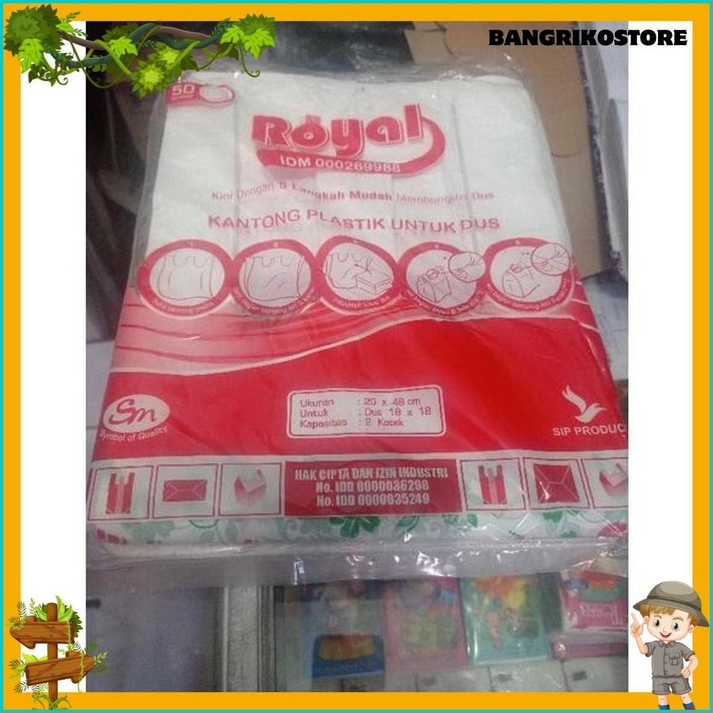 Kresek Hd Royal Untuk Hajatan Kardus Berkat Nasi Coklat Putih Bisa Ditali Ukuran 18 20 22 Kresek Dis