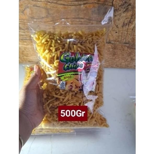 

LM Snack Kiloan GOLDEN CHIPS / Potato Chips Repack Kemasan 200 Gram