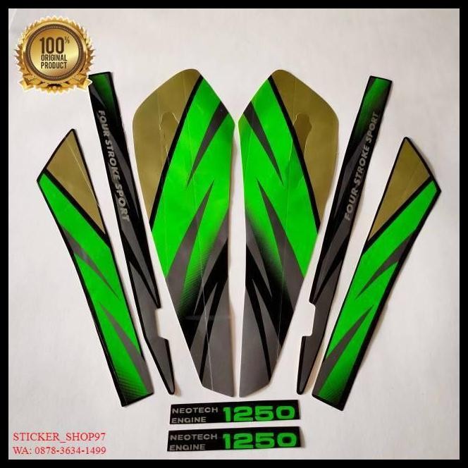 TERMURAH (ORI) STRIPING HONDA GL MAX  1996 HIJAU NEO TECH KUALITAS ORIGINAL 