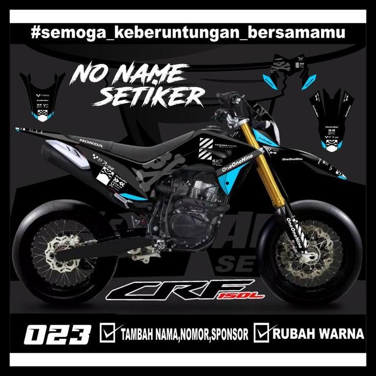 TERBARU PREMIUM DECAL STIKER HONDA CRF 150L CRF 250 CRF 450 FULL BODY COSTUM SPORTY DESAIN TERBARU K