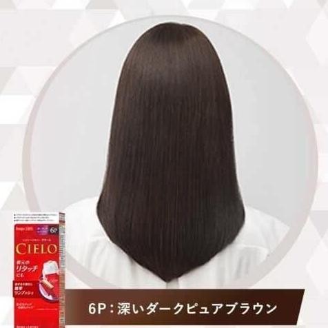 NEW Cielo Hair Dye cat rambut jepang hitam coklat gelap uban pasta